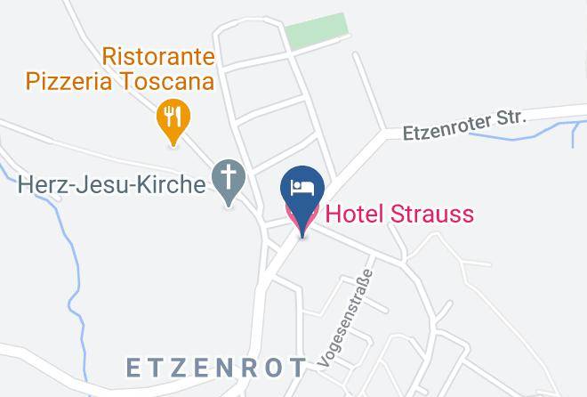 Karlsruhe - Hotel Strauss Maps