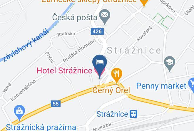 Hodonin - Hotel Straznice Maps
