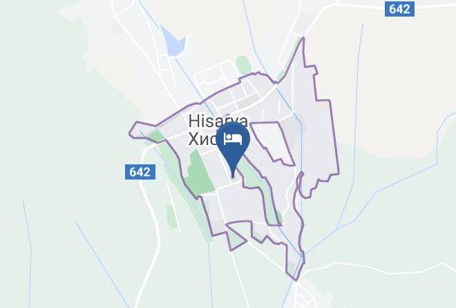 Hisarya - Hotel Stroitel Maps