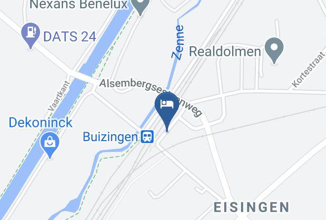Flemish Brabant - Hotel Studio Shelter Maps