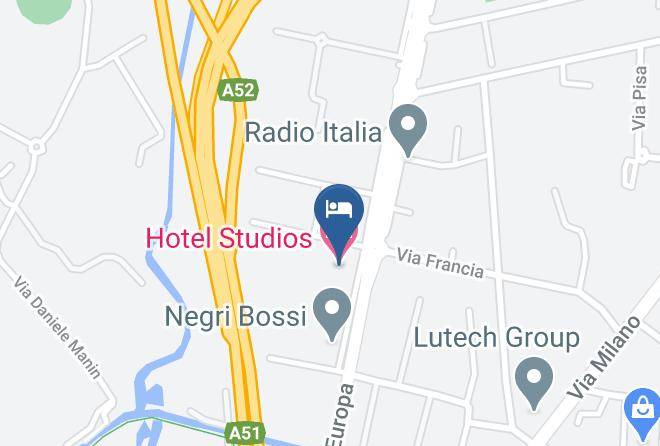 Milan - Hotel Studios Maps