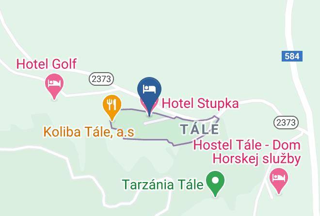 Brezno - Hotel Stupka Maps
