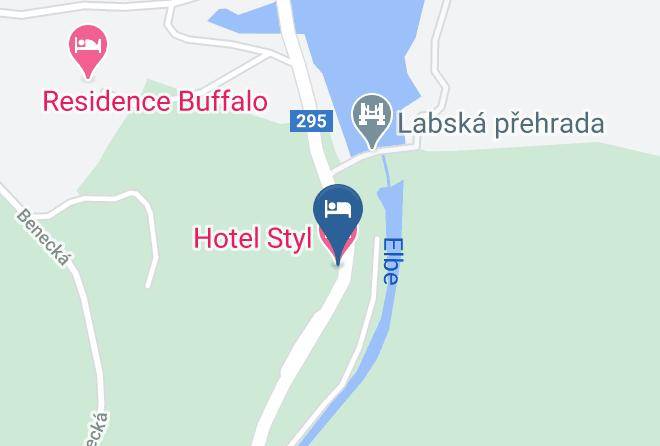 Trutnov - Hotel Styl Maps