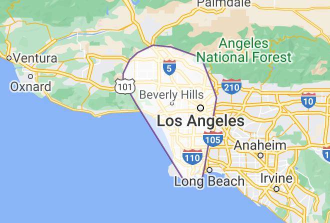 Hotel Style Furnished Suites In La Beach Area Map