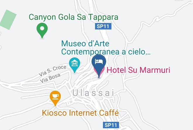 Nuoro - Hotel Su Marmuri Maps