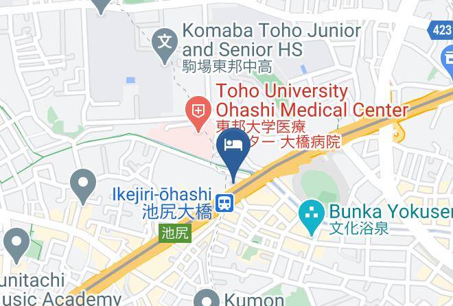 Meguro Ward - Hotel Suave Shibuya Maps