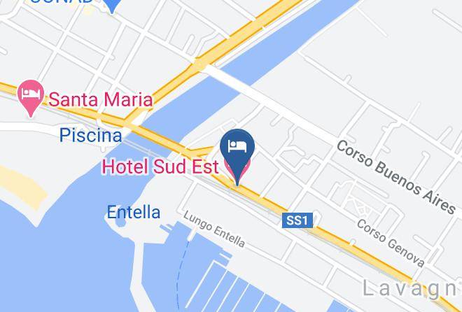 Genoa - Hotel Sud Est Maps