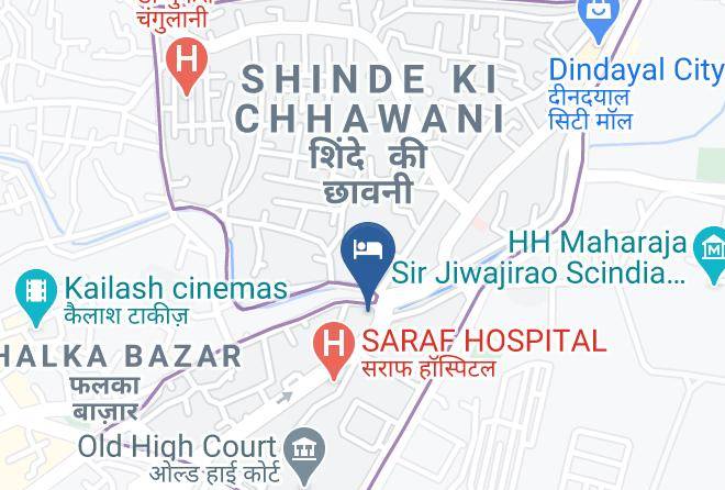 Gwalior - Hotel Sudarshan Maps