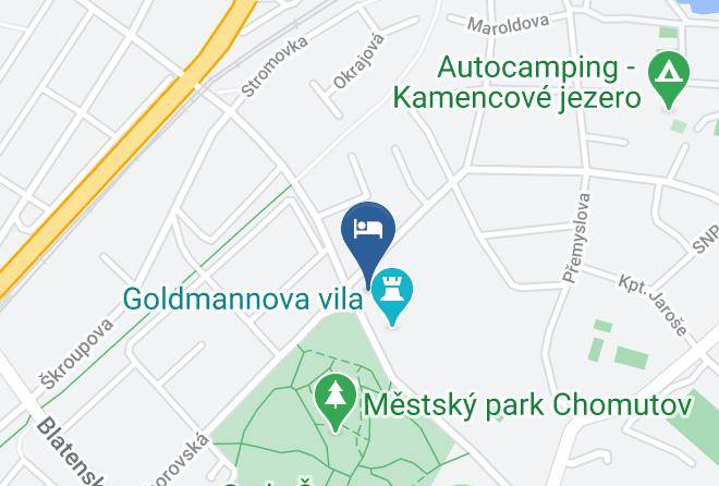 Chomutov - Hotel Bobr Maps
