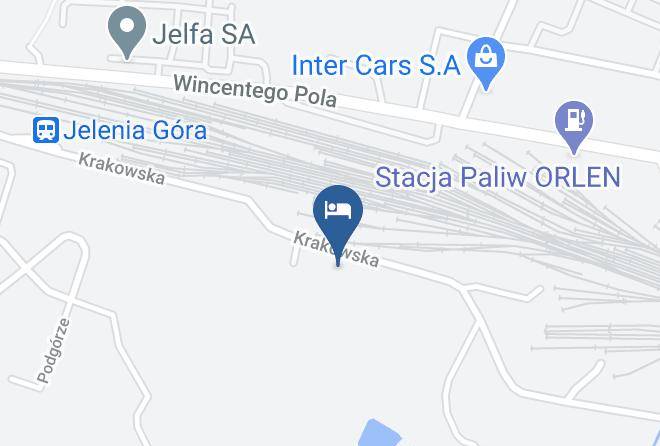 Jelenia Gora - Hotel Sudety Maps