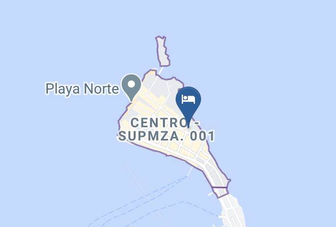Isla Mujeres - Hotel Sueno Maya Maps