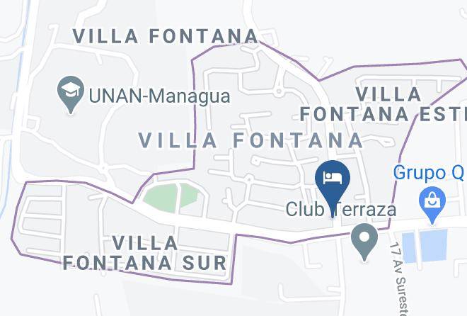 Managua - Hotel Suenos Del Angel Maps