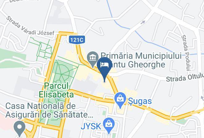 Sfantu Gheorghe - Hotel Sugas Maps