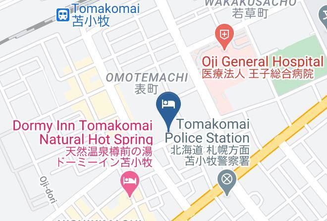Tomakomai City - Hotel Sugita Maps