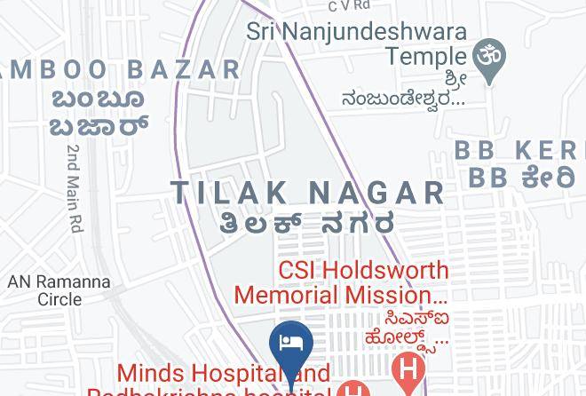 Mysore - Hotel Suhashini Palace Maps