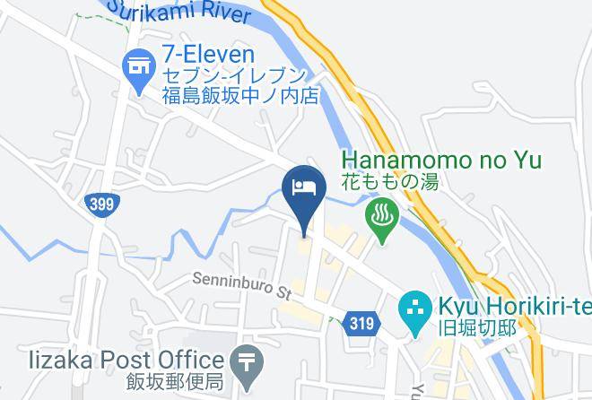Fukushima City - Hotel Suigetsu Maps