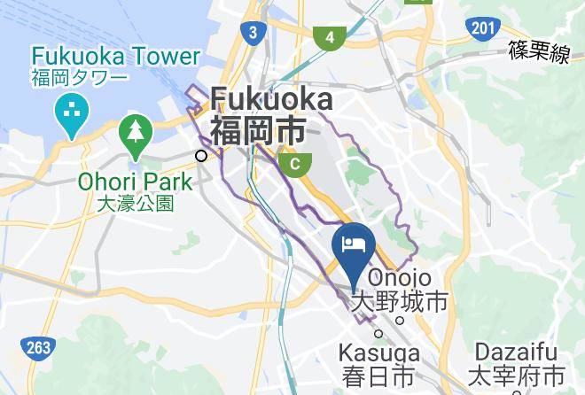 Fukuoka City Hakata Ward - Hotel Suihoukaku Maps