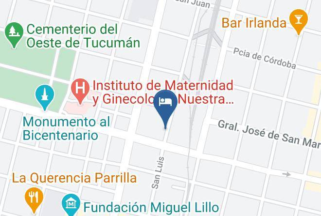 Tucuman City - Hotel Suipacha Maps