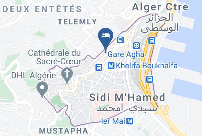 Algiers - Hotel Suisse Alger Maps