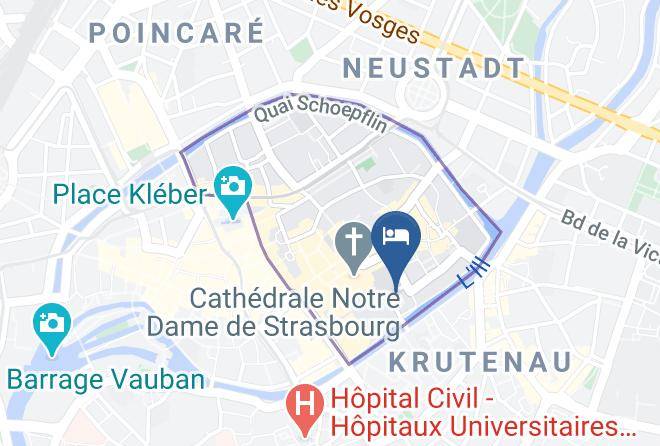 Bas Rhin - Hotel Suisse Strasbourg Maps