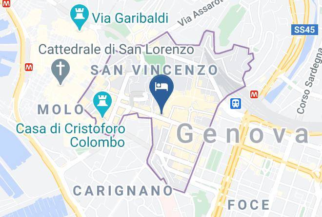 Genoa - Hotel Suisse Genova Maps