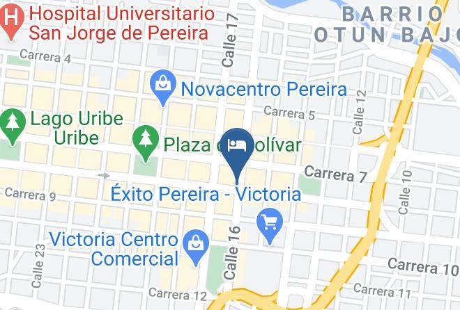 Pereira - Hotel Suite Center Platino Maps