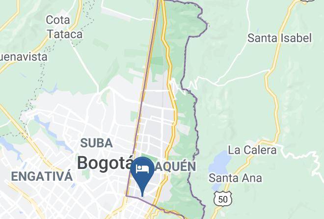 Bogota - Hotel Suite Chico Maps