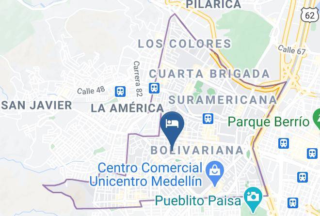 Medellin - Hotel Suite Del Parque Maps