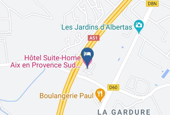 Bouches Du Rhone - Hotel Suite Home Aix En Provence Sud Bouc Bel Air Maps