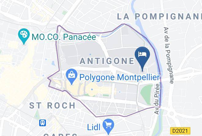 Hotel Suite Novotel Montpellier Map