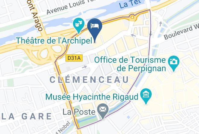 Pyrenees Orientales - Hotel Suite Novotel Perpignan Maps