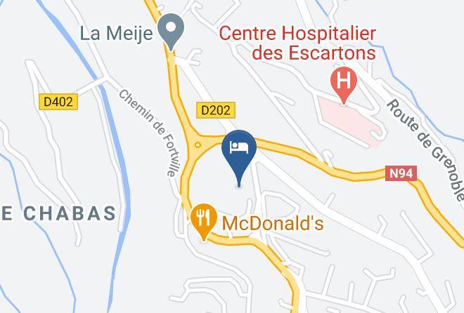 Hautes Alpes - Hotel Suite Home Serre Chevalier Briancon Maps