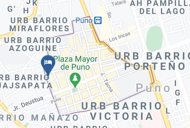 Puno - Hotel Suites Antonios Puno Maps