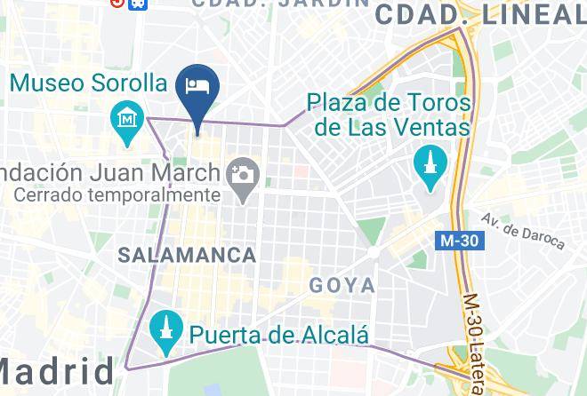 Hotel Suites Barrio De Salamanca Map