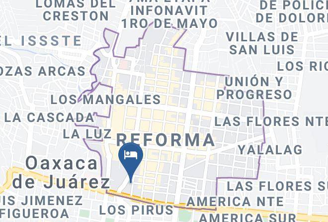 Oaxaca De Juarez - Hotel Suites Colibri Maps
