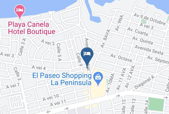 La Libertad - Hotel Suites Costa De Oro Maps