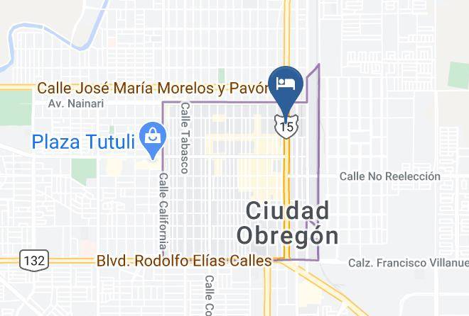 Cajeme - Hotel Suites Cuenca De Sol Maps