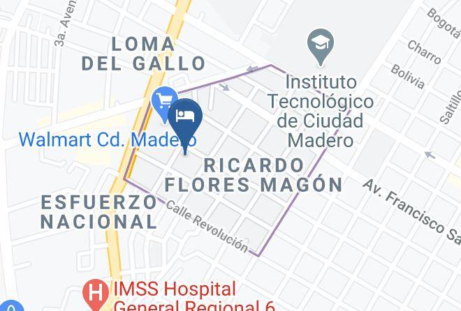 Ciudad Madero - Hotel Suites Ejecutivas Maps