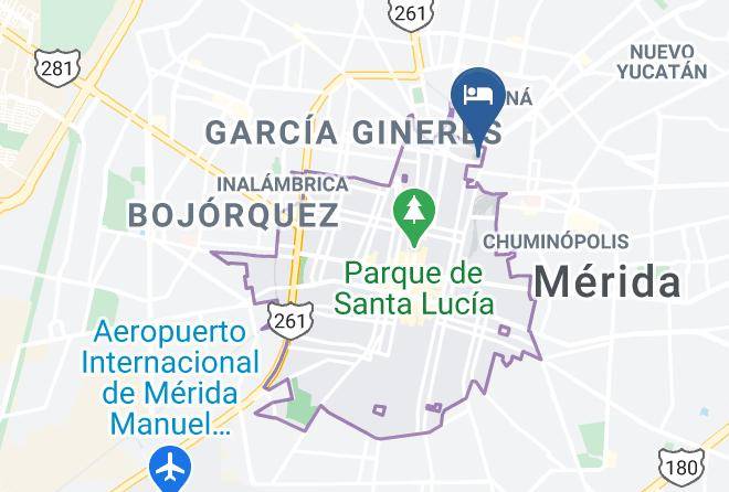 Merida - Hotel Suites Elia Noemi Maps