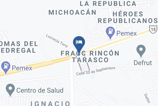 Morelia - Hotel & Suites Hacienda Montesinos Maps