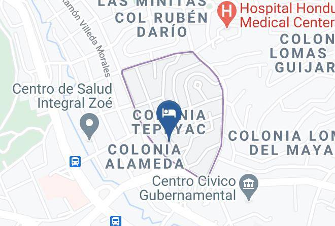 Distrito Central - Hotel Suites La Aurora Maps