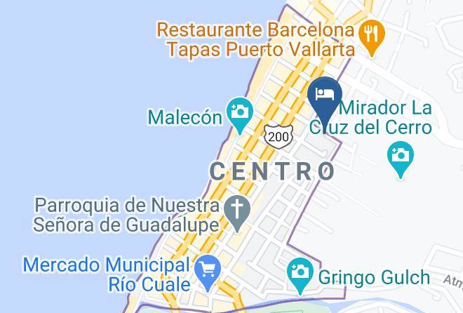 Puerto Vallarta - Hotel Suites La Siesta Maps