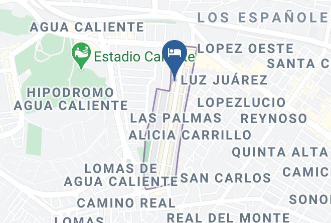 Tijuana - Hotel Suites Las Palmas Maps