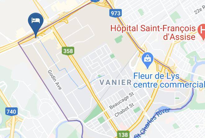 Capitale Nationale - Hotel & Suites Le Dauphin Quebec Maps