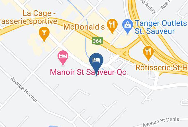 Hotel & Suites Les Laurentides Map