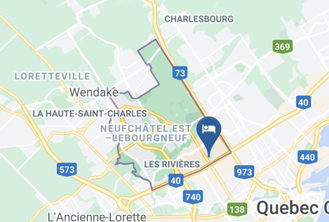Capitale Nationale - Hotel & Suites Normandin Quebec Maps