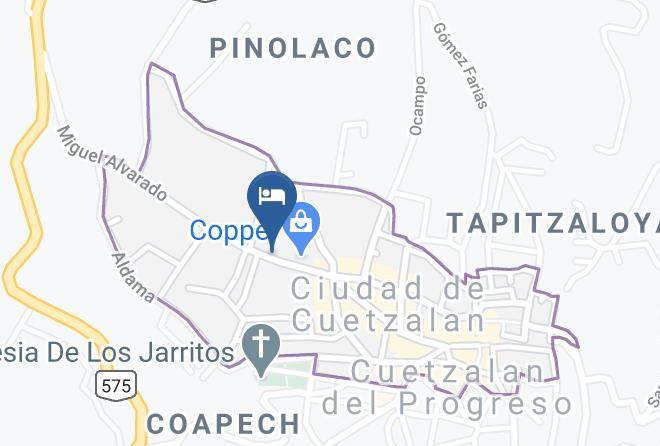 Cuetzalan Del Progreso - Hotel & Suites Posada Molina Maps