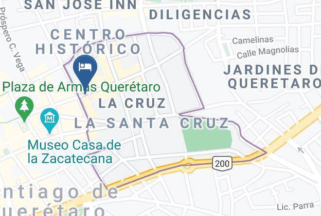 Santiago De Queretaro - Hotel Suites Sofia Maps