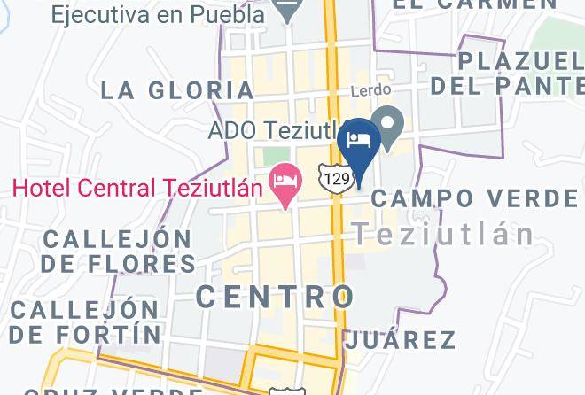 Hotel Suites Teziutlan Map