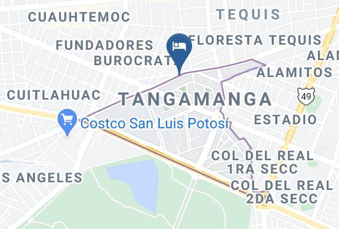 San Luis Potosi Tangamanga - Hotel & Suites Victoria Maps